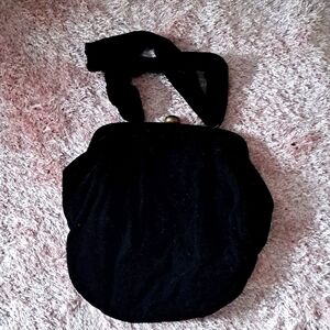 Black velvet pocketbook
